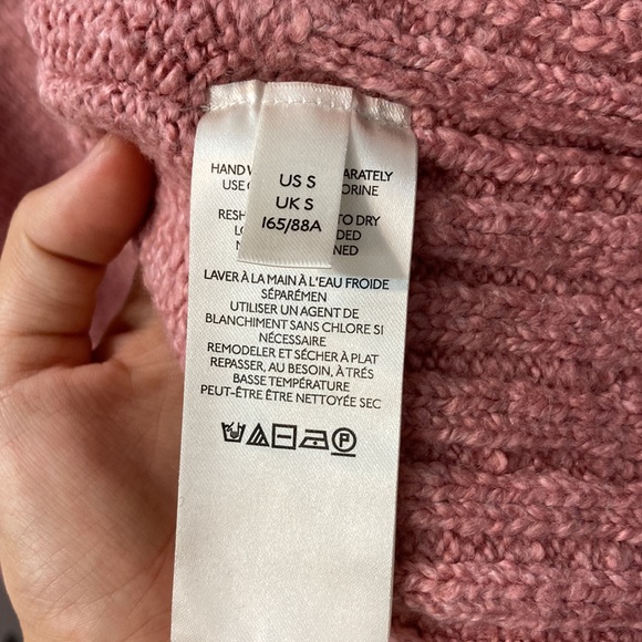 Free People Brookside Sweater- Alpine Rose NWT - Picture 5 of 11